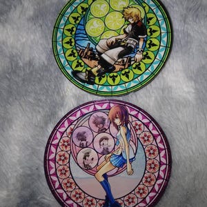 Kingdom Hearts Acrylic Coasters: Gamer Gift, Sora, Roxas - Etsy