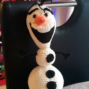 Crochet Olaf The Snowman Pdf Pattern Amigurumi From Etsy