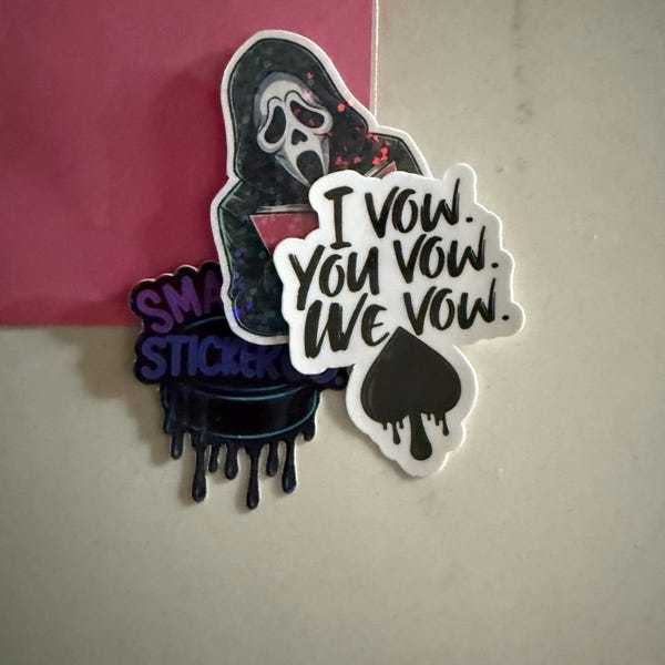 I Vow, You Vow, We Vow Sticker - Etsy