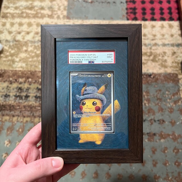 Pikachu Van Gogh Promo Custom Pokemon PSA Frame - Etsy