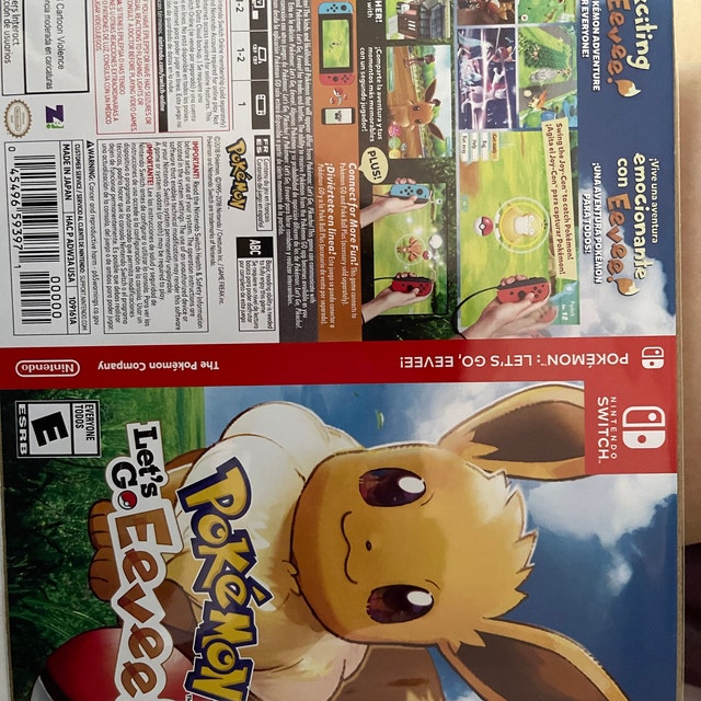 Pokémon Let's Go Pikachu Cover Art: Replacement Insert & Case for Nintendo  Switch -  Polska