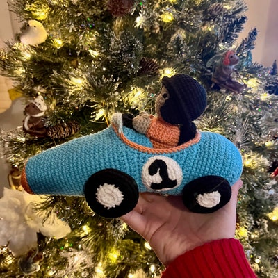 Racing Car PDF Crochet Pattern - Etsy