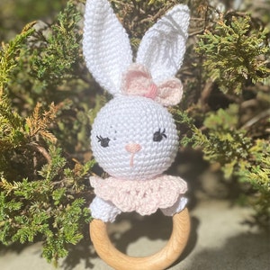 Buy CROCHET PATTERN Bunny Baby Rattle, Easy Crochet Baby Rattle ...
