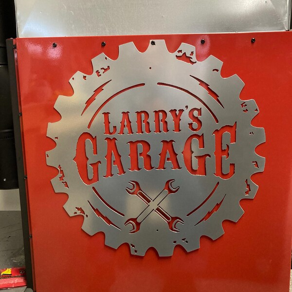 Personalized Grandpa Garage Man Cave Spanish Garaje Metal Sign DB311 8