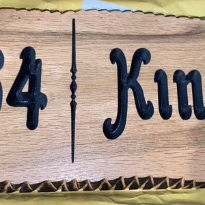 Wooden House Signs - Hartwood Timber