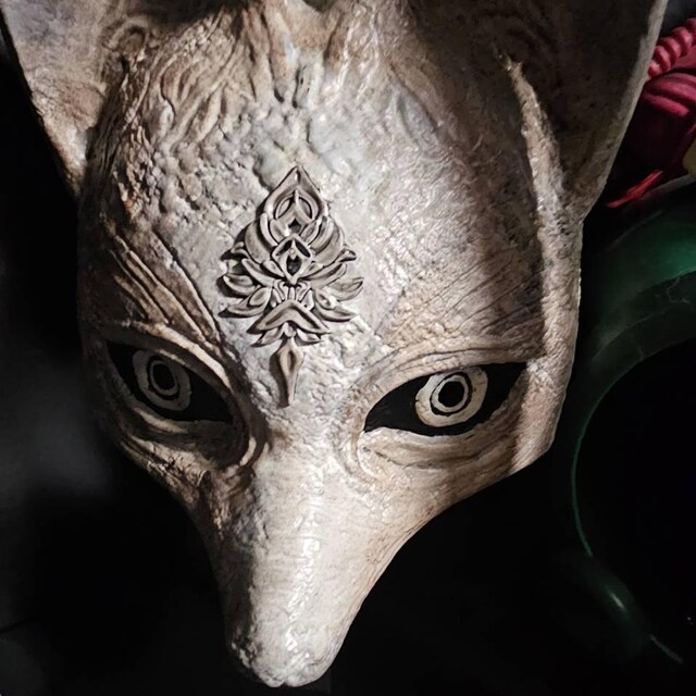 Silent Hill F Hinako's Fox Mask – 3D Cosplay & Display Collectible