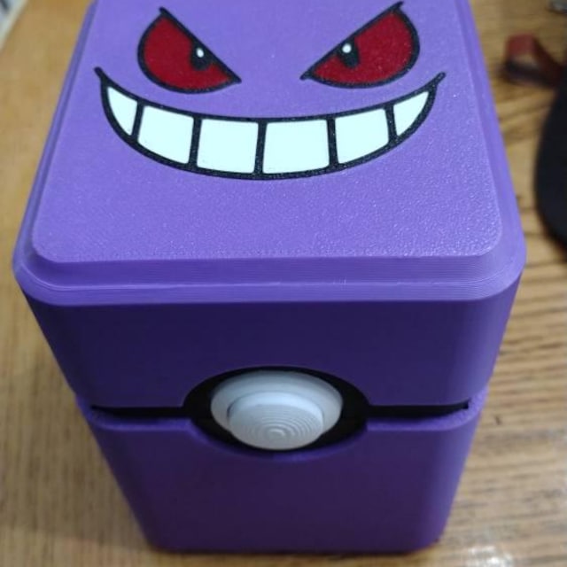 ゲンガー ポケモンカードボックス | 3DプリントTCGデッキケース