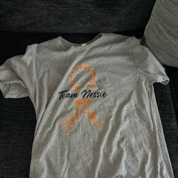 Personalized Leukemia Cancer Ribbon Shirt,custom Cancer Team T-shirt ...