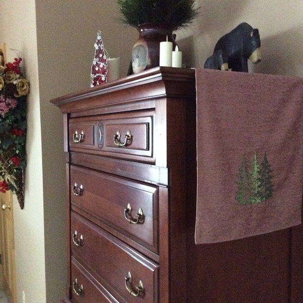 Large Three Majestic Pine Trees Machine Embroidery Design (available in ...