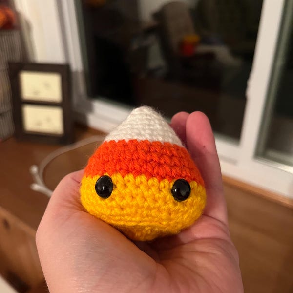 Amigurumi Mini Candy Corn Crochet Pattern: Halloween Toy (PDF Pattern ...