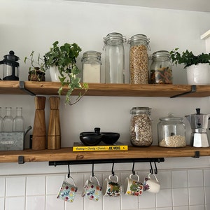 Hanging Rail Untensil Rail Kitchen Rail Shelving or Brackets Not ...