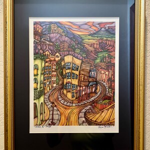 Craig Frames Regence, 19x25 Picture Frame, Amber & Gold