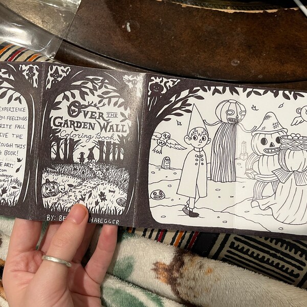 Over the Garden Wall Coloring Book Zine Etsy