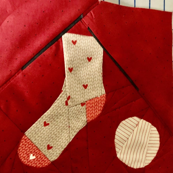 Knitting Socks Paper Pieced Pattern - Etsy