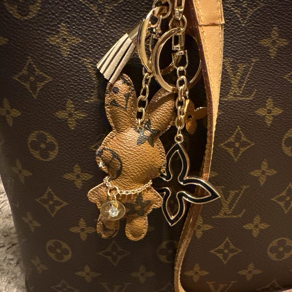 Free Shipping Luxury Bunny Rabbit Hand Bag Purse Charm Keychain Women's Classic Fashion Gift - Etsy