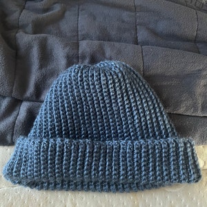 Adult Ribbed Crochet Beanie Pattern Perfect for Beginners - Etsy