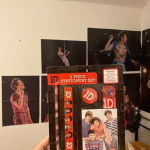 One Direction 5 Piece Stationery Set (stationary, 5pc, 1D) - Etsy