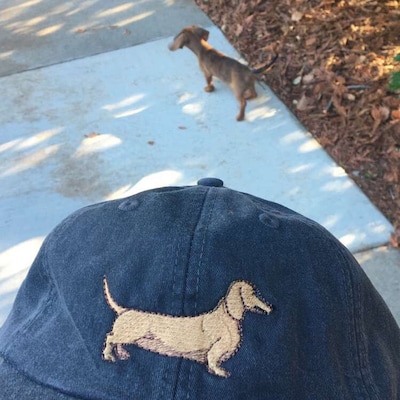 Graphic Baseball Dachshund Hat I Black / L Graphic Baseball Dachshund Hat I Black / L