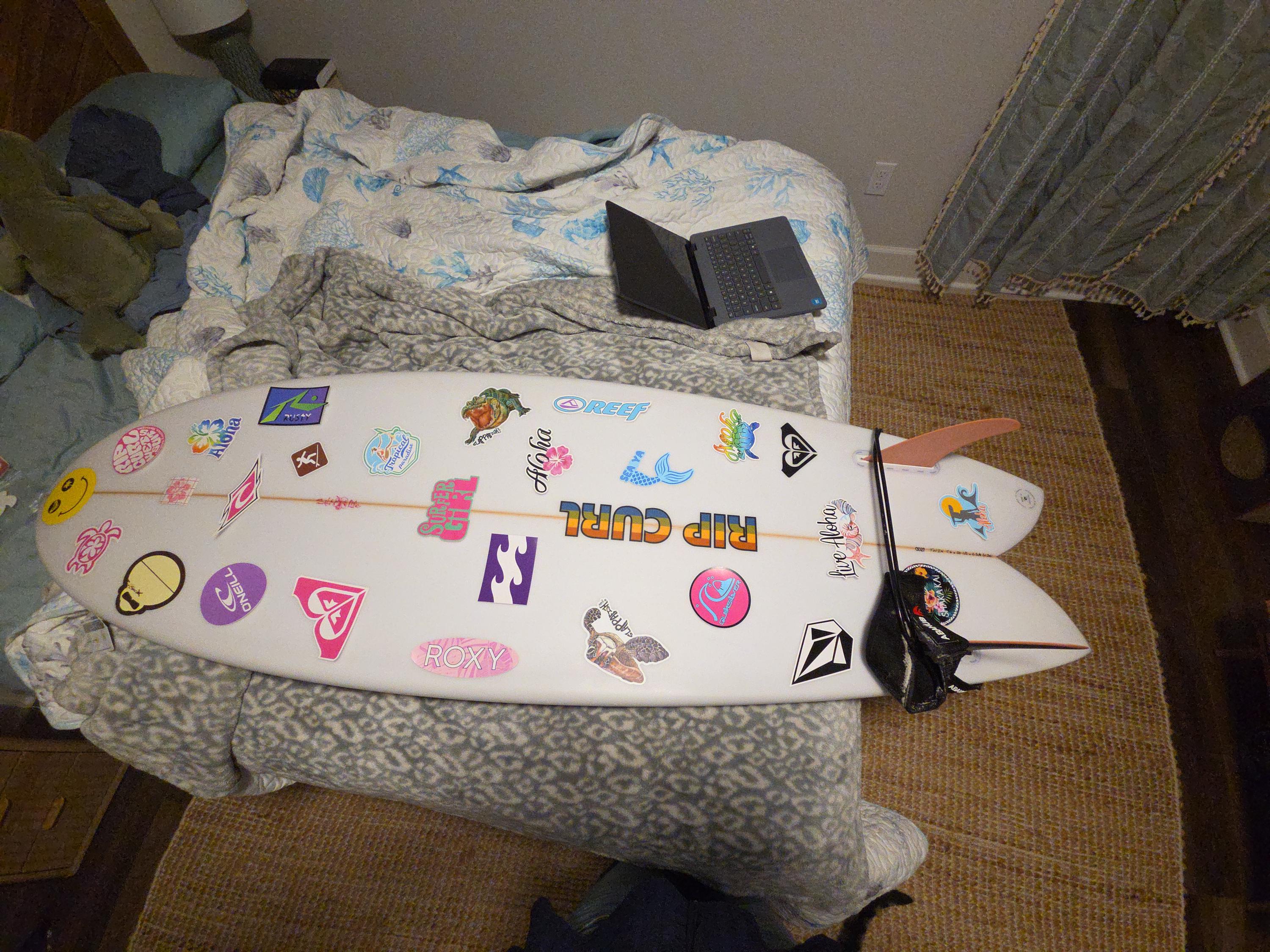 Customer photo of Surfing National Park Symbol Vinyl Sticker