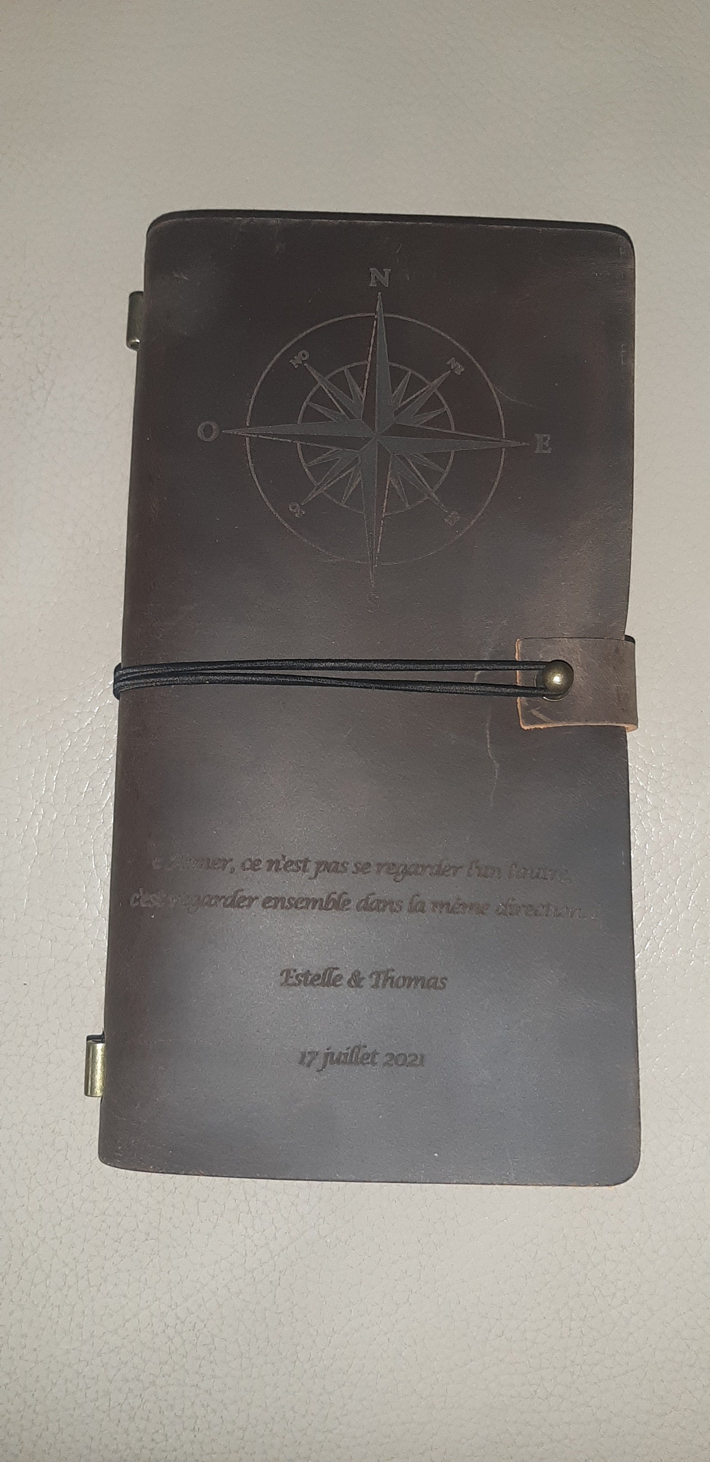 Custom Travel Journal, Travel Notebook, Personalized Leather Travel Journal Notebook, Leather Gift, Perfect Gift for Men or Women