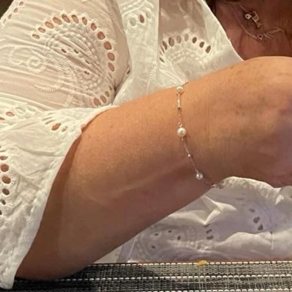 Peggy – Freshwater Pearl Bracelet 925 Sterling Silver main image 1