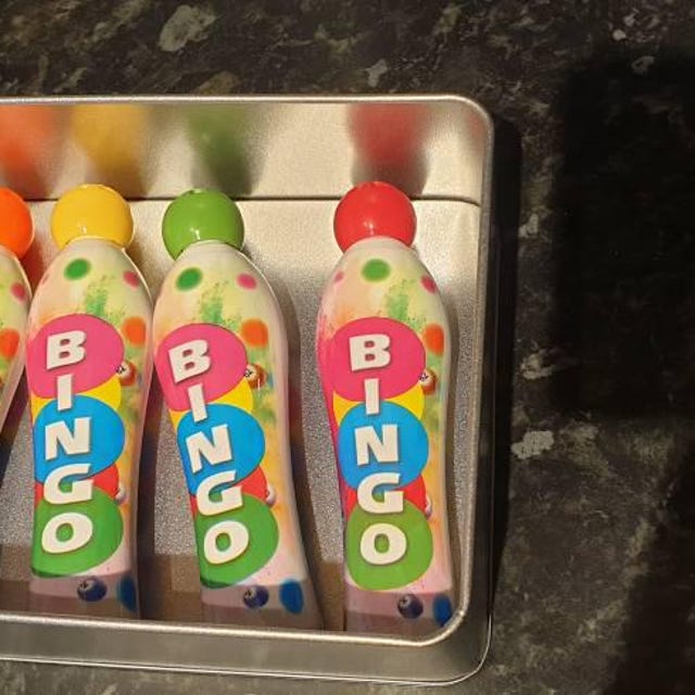 2 Pack Bingo Dabbers Marker Pens - Mixed Colours Sponge Nib Non Drip Fast Set eB