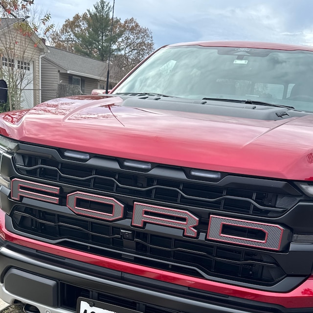 Ford Raptor Svt F-150 Grille Letters W/ Outlines Vinyl Decals 2010 2011 F150 - Foto 6