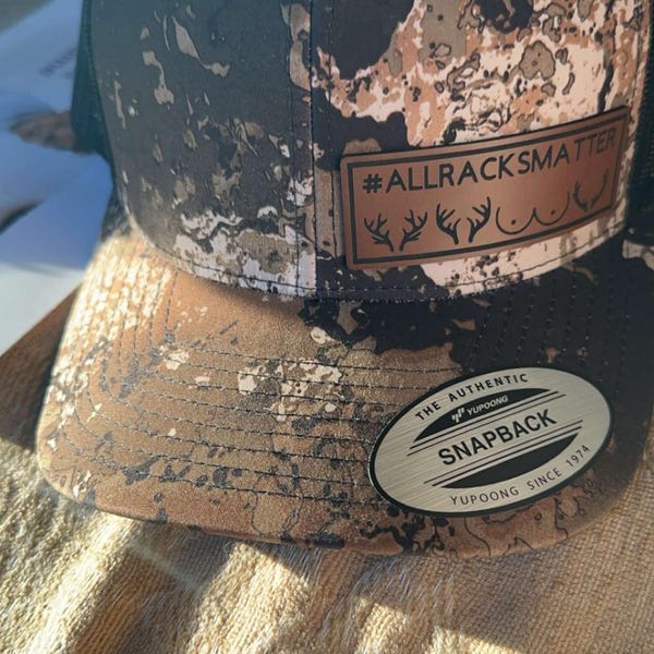 All Racks Matter Hunting Trucker Hat (over 40 Hat Choices, 15 Patch ...
