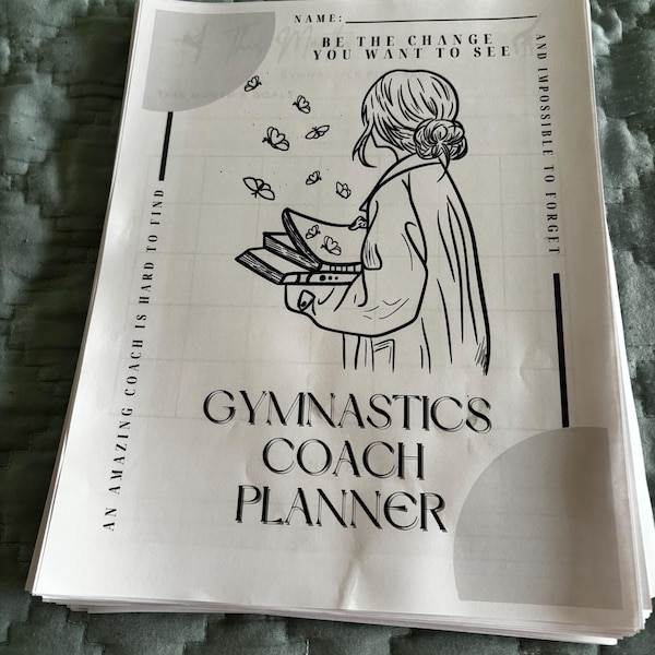 Gymnastics Journal 10 Page Printable Bundle - Etsy