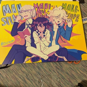 ダンガンロンパ 小吉白夜狛枝マンスプレイン、操作、雄妻プリント