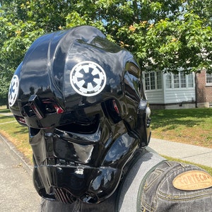 Tie Fighter Pilot Custom Star Wars Motorcycle Helmet Jet Pilot