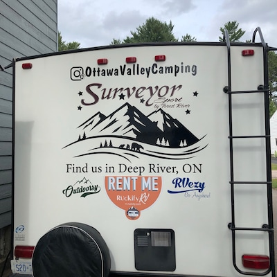 Nature Themed Decal for RV and Motorhome. Sticker for Camper. - Etsy