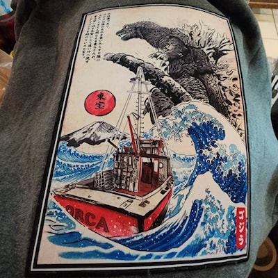 Orca IN Giappone Giacca Retro Toppa Fotopatch XL Ricamato - Foto 10