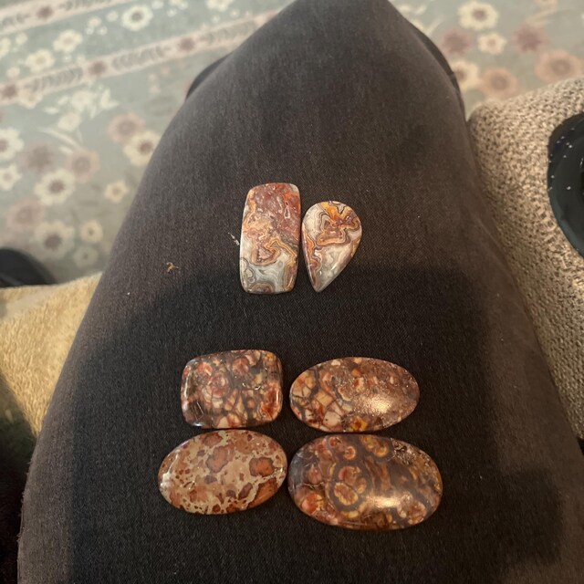 Opale 7 X 5 Mm - Opale Di Fuoco Etiope Nero Naturale - Opale Nero - Foto 5