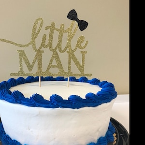 Little Man Cake Topper Baby Shower Cake Topper Little Man - Etsy