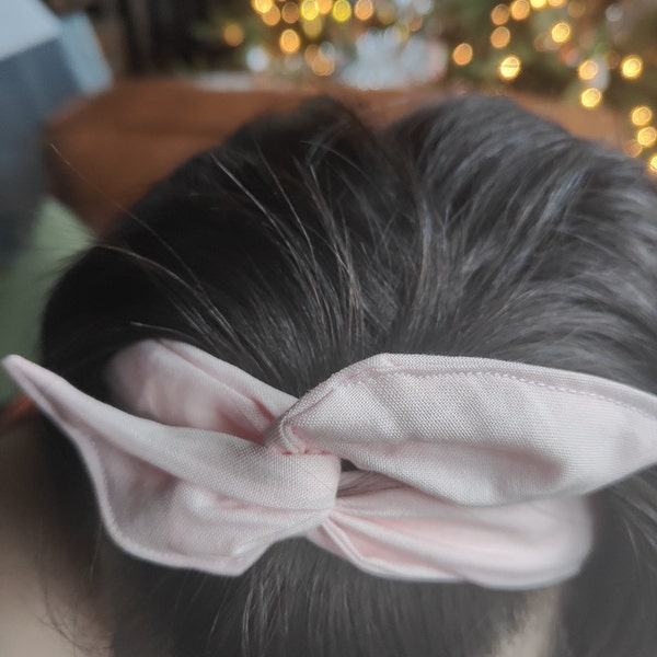 how to wear a tie up headband