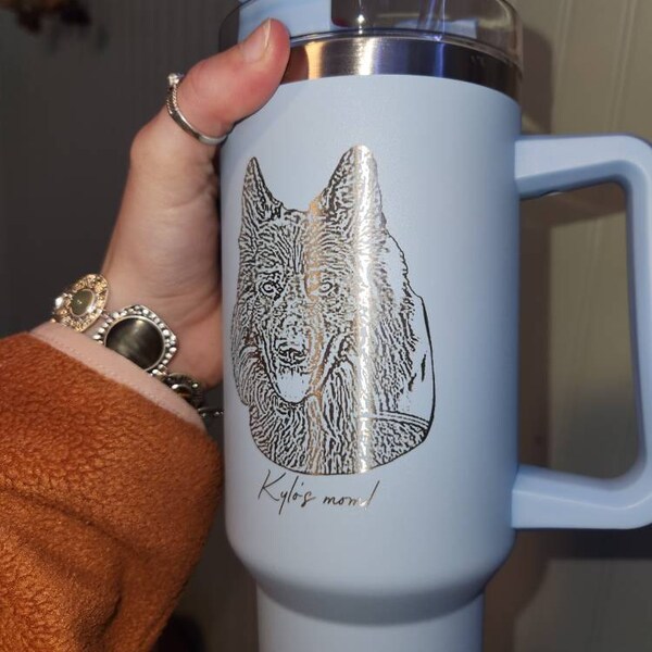 Go Find You Dog Dad Mom Photo - Personalized Custom Tumbler