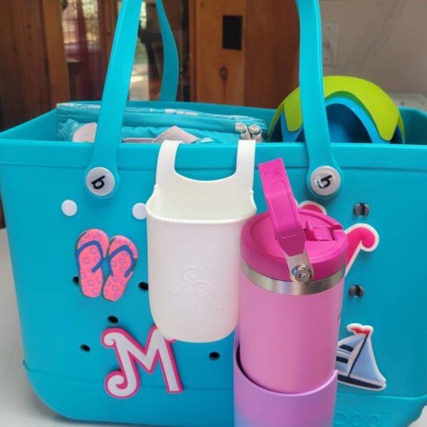 Bogg Bag Getränkehalter Für Stanley-Becher – Verstellbar, 2 Halter + 2 Haken, Kompatibel Mit Bogg Bag & Simply Southern Taschen