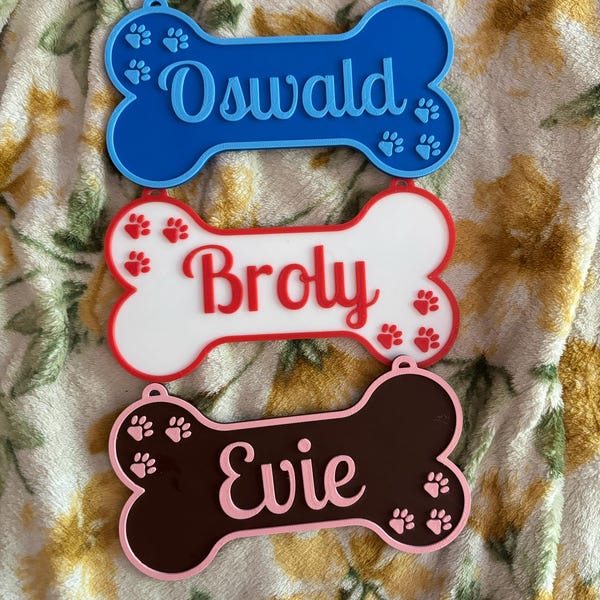Personalized Dog Crate Sign, Custom Kennel Nameplate, Toy Box Sign ...