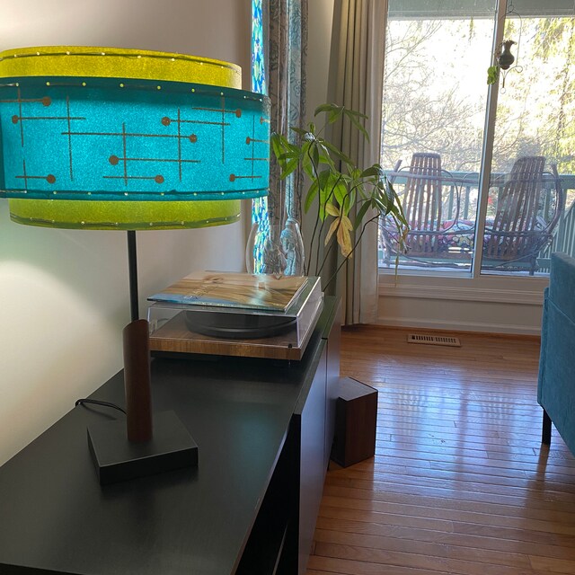 Mid Century Style 3 Tier Fiberglass Lamp Shade Retro Modern 15X9