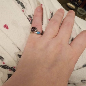 Customer photo from Paige, Raw Crystal Ring Mystery Box! 3 Ring Set