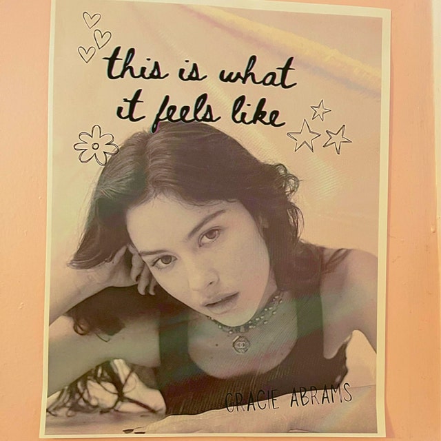 This is What It Feels Like, Gracie Abrams Print, Tour Poster