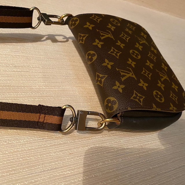Brown & Honey Strap for LV Monogram, Damier Ebene  display picture 3