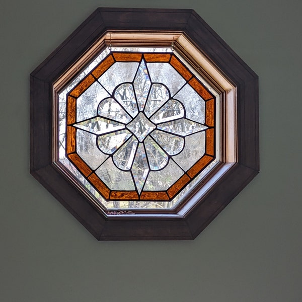 Beveled Glass Panel - Etsy