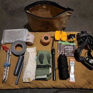 Bushcraft Tool Roll Waxed Canvas Tool Roll Camping Tool Kit - Etsy