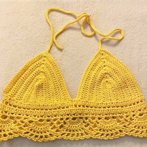 Summer Bralette Crochet PDF Pattern ONLY Read ALL Item - Etsy