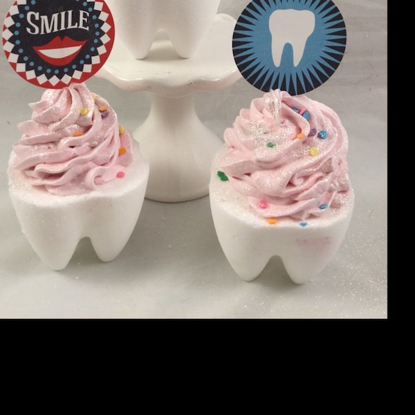 Dental Cupcake Toppers Printable Dental Hygienist Cupcake Toppers Favor ...