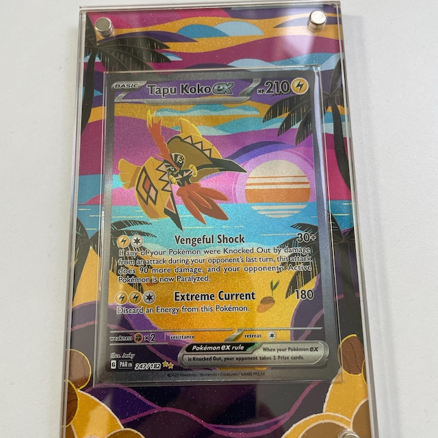 Tapu Koko Ex 247/182 - Pokmon Extended Artwork Display Case - Etsy Tapu Koko Ex 247/182 - Pokmon Extended Artwork Display Case - Etsy
