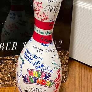 ボウリングピンお誕生日おめでとう - Etsy 日本