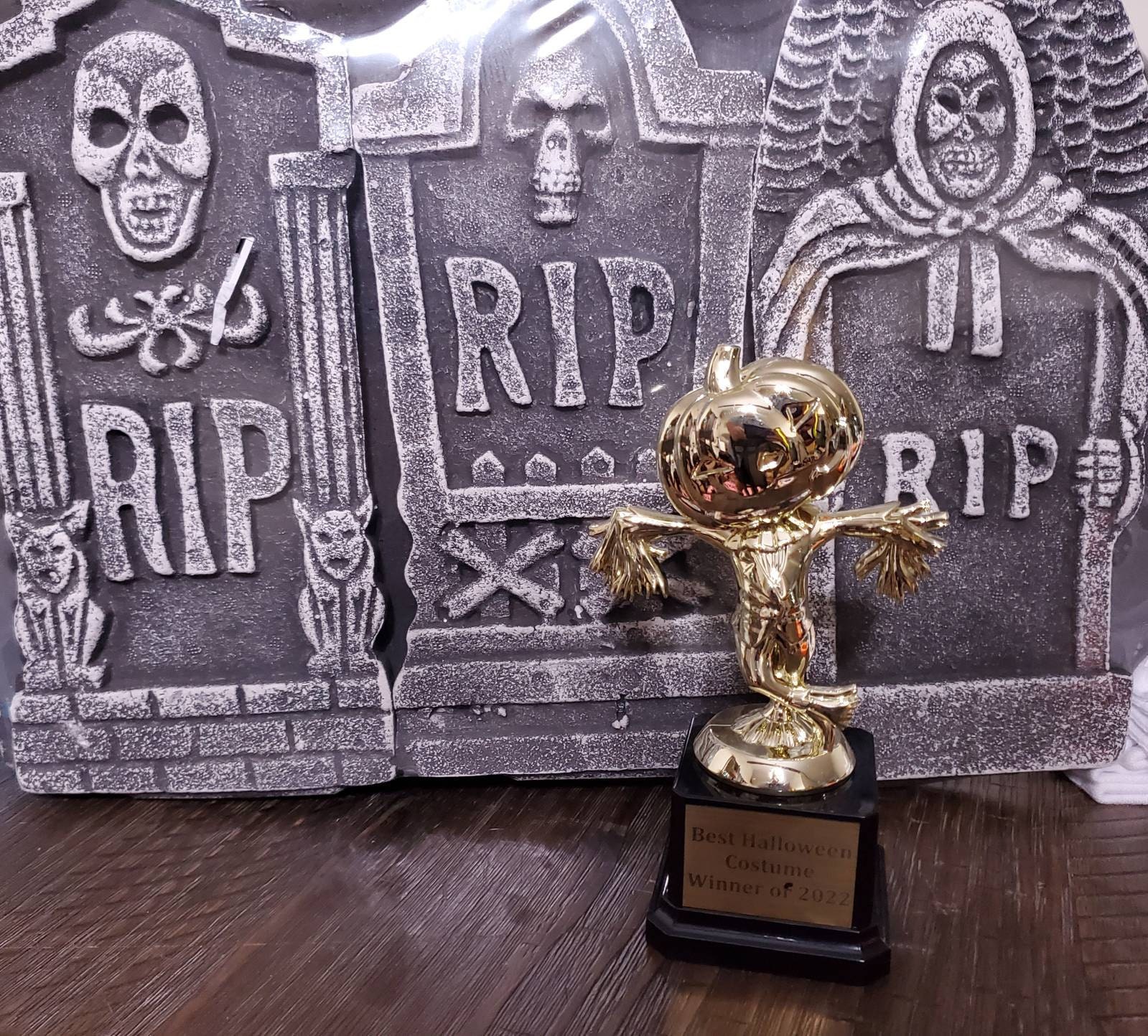 Halloween Trophy Costume Party Prize Free Engraving Halloween Party Favor